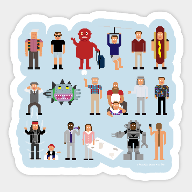 I Think You Should Love This Ultimate Linup of ITYSL Characters Sticker by ithinkyoushouldlovethis